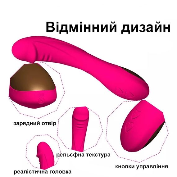 Вибратор для стимуляции зоны G и клитора (USB, фиолетовый) | Зображення 8