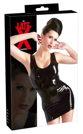 Міні-плаття LATEX (чорне) Sex Aura