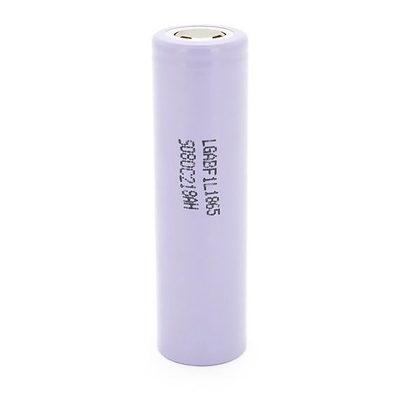 Акумулятор 18650 Li-Ion LG INR18650 F1L, 3350mAh, 4.875A, 4.2/3.7/2.5V ціна за штуку, Purple, 2 шт в упаковці, ціна за 1 шт