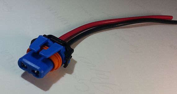 Роз'єм (сокет) "мама" універсальний з дротами  для ламп HВ3(9005) SOCKETS | Зображення 2