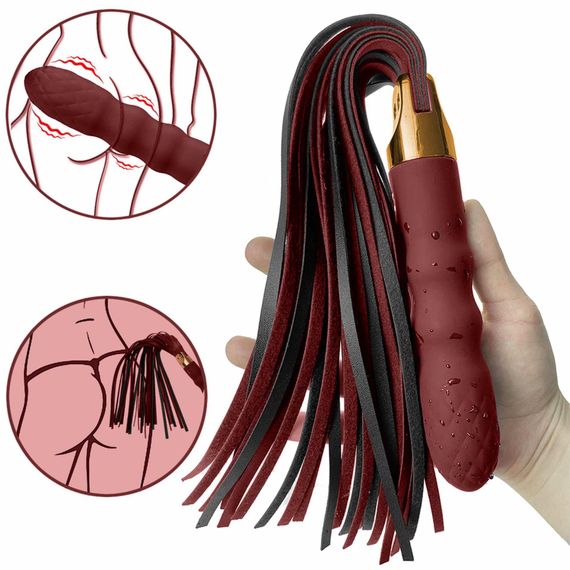 Вібратор-флогер- Virbating Flogger | Зображення 2