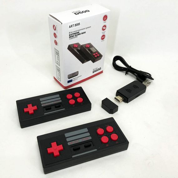 Приставка ігрова Mini Game Box D600 HDMI ігрова консоль, приставка 8 біт для дітей, приставки денді | Зображення 1