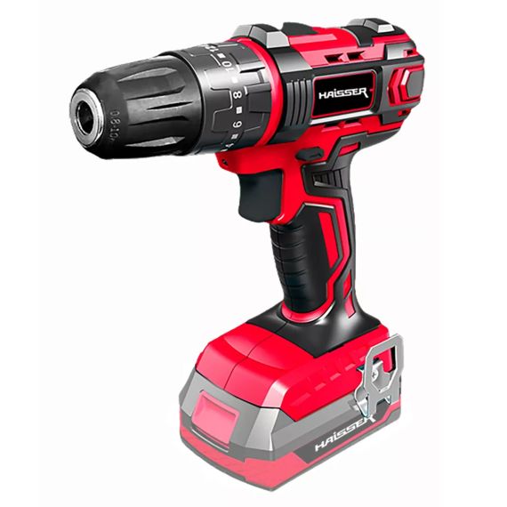 Шурупокрут акумуляторний ударний HAISSER  CD-245H, 0-400/0-1500об/хв,  0-6000/0-22500 уд/хв, патрон 13мм, 40Нм, кейс
