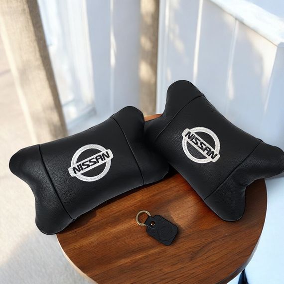 Подарунок автолюбителю Nissan, Підголівник-подушка для автомобіля під шию, Подушка для підтримки голови AT-44 | Зображення 4