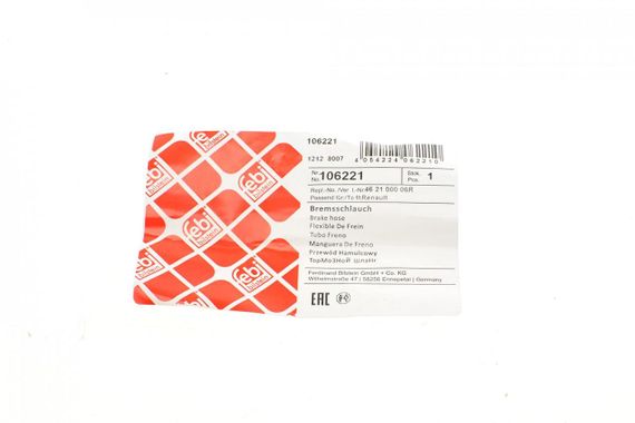Шланг тормозной передний Renault Megan III Scenic III 08- 458mm  106221 | Зображення 5