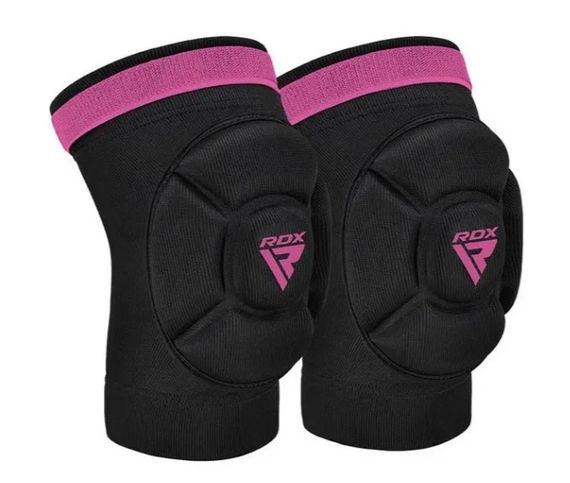 Наколінники спортивні RDX HOSIERY KNEE FOAM K5 BLACK/PINK-M (пара) (HYP-K5BP-M)