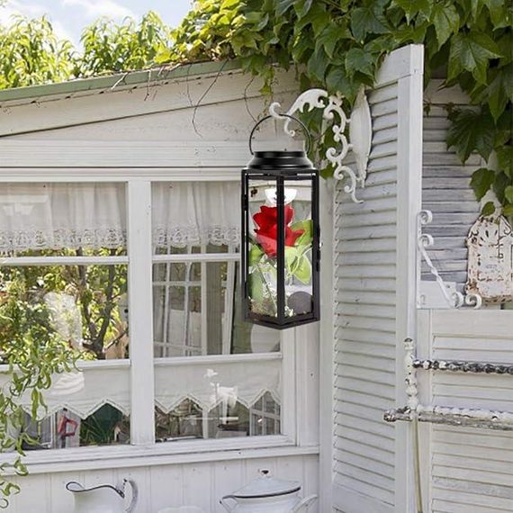 Світловий ліхтар HOHOTIME, обертові 3 кольорові стійкі до падінь підвісні світильники зі штучними | Зображення 6