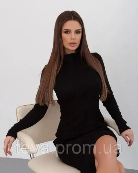 Плаття для жінок колір чорний розміри S, M, L, XL FI_009665 | Зображення 3