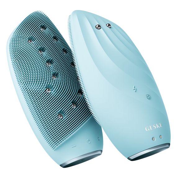 Очищувальна щітка для обличчя GESKE Sonic Thermo Facial Brush&Face-Lifter 8в1 turquoise | Зображення 5