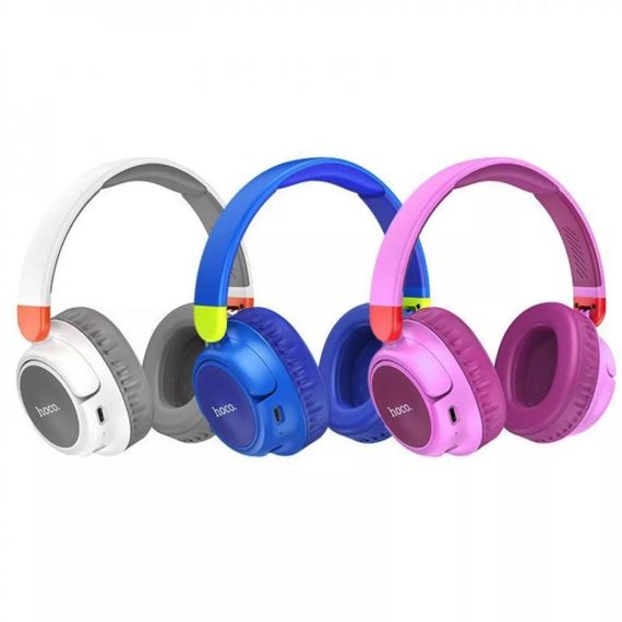 Бездротові навушники HOCO W43 Adventure BT headphones Purple | Зображення 2