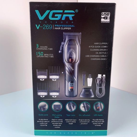 Машинка для стрижки VGR V-269 бездротова XPRO (43961-v-269_1004) | Зображення 4