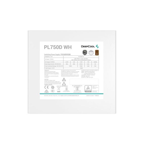 Блок питания Deepcool 750W (PL750D WH) | Зображення 4