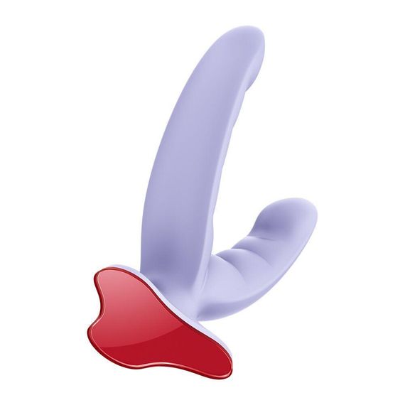 Подвійний фалоімітатор Fun Factory RYDE Purple, гнучкі стовбури, присоска Sex Aura | Зображення 1