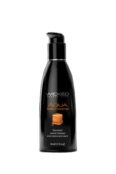 Съедобный лубрикант Wicked Aqua Salted Caramel со вкусом соленой карамели, 60 мл sexstyle