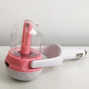 Зволожувач повітря авто, зволожувач повітря автомобільний Air Purifier BA-3. BJ-201 Колір: рожевий