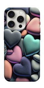 Чохол з картинкою Кам'яні серця для Apple iPhone 16 Pro (6.3")
