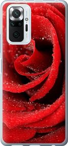 Чехол на Xiaomi Redmi Note 10 Pro Красная роза "529u-2297-17620"