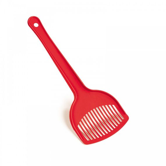 Лопатка Природа №1 з отворами для гранульованого або бентонітового наповнювача маленька | Зображення 1