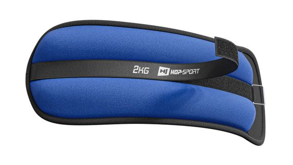 Обважнювачі для ніг та рук Hop-Sport HS-S004WB 2х2кг сині | Зображення 1
