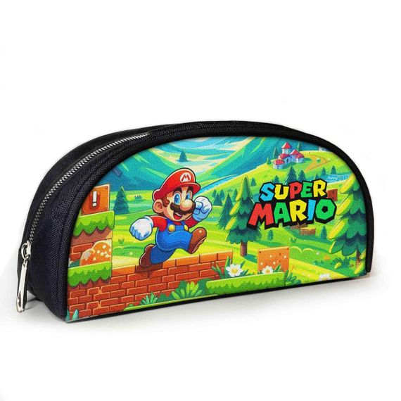Пенал шкільний з принтом Супер Маріо 23х10х8 см з принтом для хлопчика (3815)