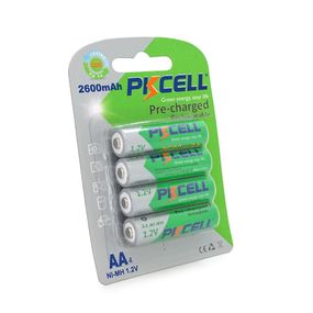 Аккумулятор PKCELL 1.2V AA 2600mAh NiMH Already Charged, 4 штуки в блистере цена по блистеру, Q12