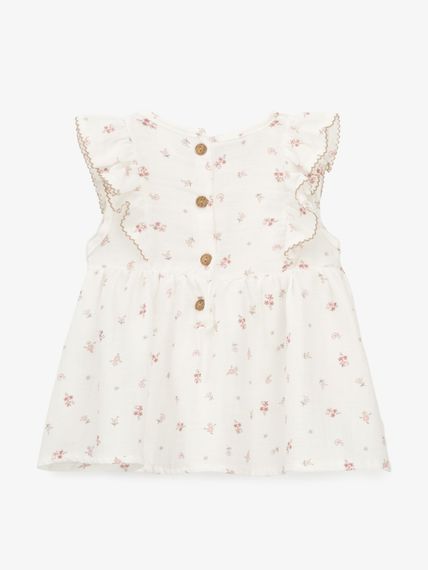 Костюм сукня+лосини для дівчинки Mini Papi 27-596 92 см Капучино shop (2000999620805) | Зображення 3
