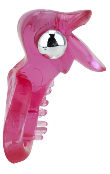 Эрекционное кольцо Pink Erection с вибрацией цвет розовый sexstyle | Зображення 5