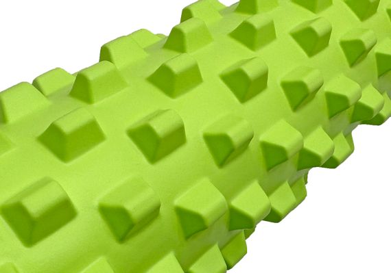 Масажний ролик EasyFit Grid Roller PRO 45 см Салатовий (EF-2029-GN) | Зображення 2