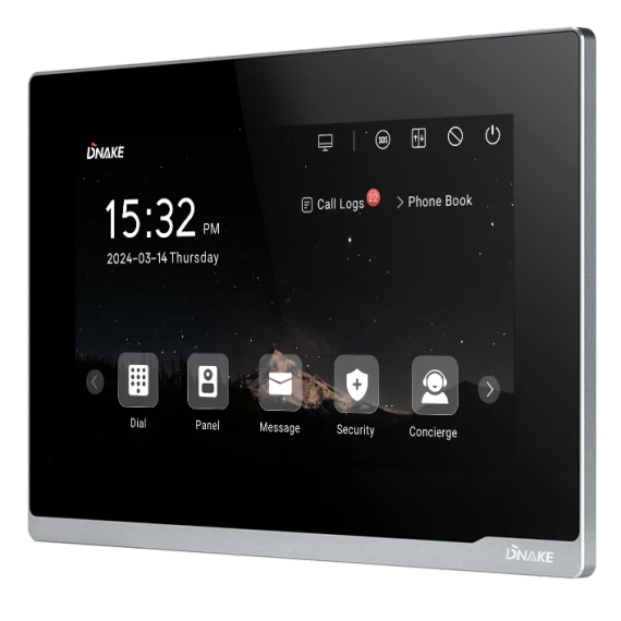 Dnake E217W 7" Linux Відеодомофон з Wi-Fi - Монітори | Зображення 1