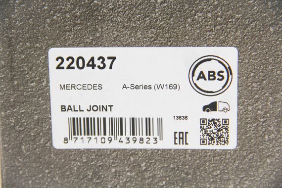 Опора кульова (передня/знизу) A/B-клас (W169/245) 04-12, ABS (220437) | Зображення 2