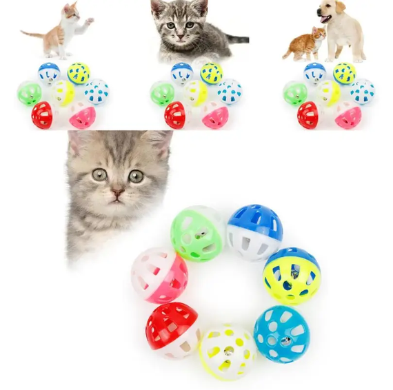 Пластикові кульки-брязкальця для кішок pet toy AND 5646 | Зображення 1