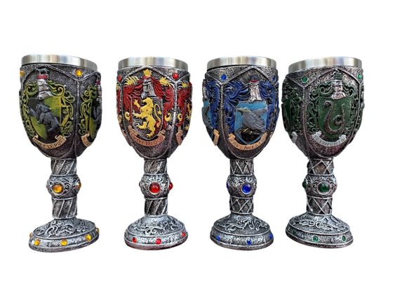 Подарунковий набір келихів 3D Harry Potter 4 шт. | Зображення 1