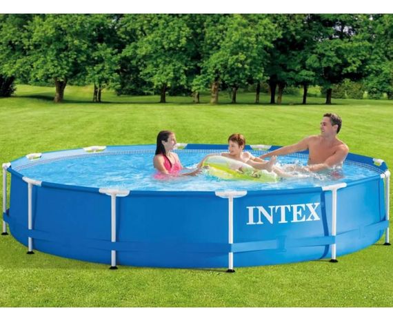 Каркасний басейн з фільтр-насосом (2006л/год),  366 x 76 см Metal Frame Pool, Intex 28212 | Зображення 6