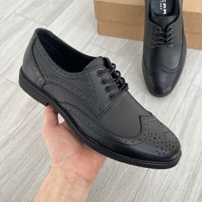 Чоловічі броги з натуральної шкіри 44 розмір