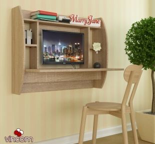 Стол компьютерный навесной Comfy-Home AirTable Eco