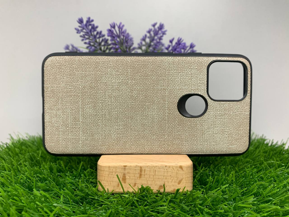 Чохол накладка Google Pixel 5 тканина бежевий