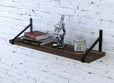 Полка настенная Loft Design PL3-92-32 орех модена