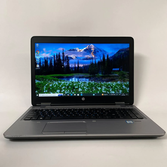 Ноутбук HP ProBook 650 G2 / 15.6" (1366x768) TN / Intel Core i7-6820HQ (4 (8) ядра по 2.7 - 3.6 GHz) / 16 GB DDR4 / 240 GB SSD / Intel HD Graphics 520 / WebCam / Fingerprint б/в + Подарунок Бездротова миша / USB | Зображення 1