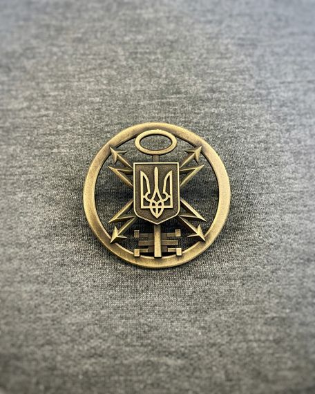 Кокарда на берет Спецсвязи металл | Зображення 1