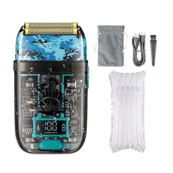 Акумуляторна чоловіча електробритва VGR V-352 для гоління бороди та вусів шейвер для ідеальної гладкості | Зображення 9