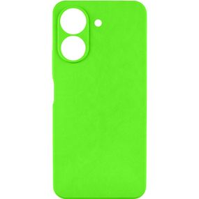 Чехол TPU GETMAN Liquid Silk Full Camera для Xiaomi Redmi 13C / Poco C65 Салатовый / Neon Green