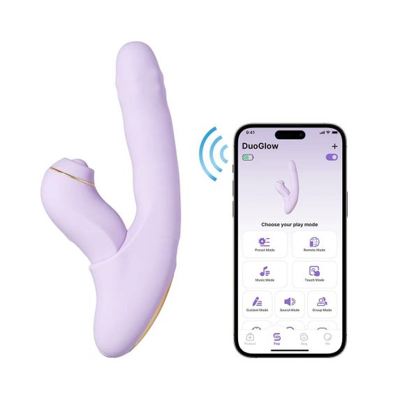 Смарт-вибратор 5в1 Svakom DuoGlow, пульсирующий вибратор с бусинами и пульсирующий стимулятор sexstyle