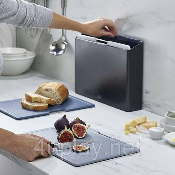 Набір з 4-х обробних дошок Джозеф Джозеф Joseph Joseph Folio Cutting Board Set Large 60184 Оригінал | Зображення 6