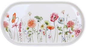 Набір 3 порцелянових овальних блюд Flower Garden 30х16см