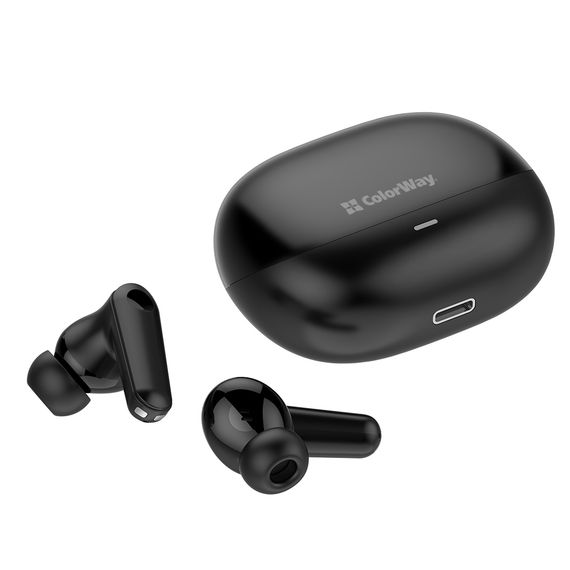 Навушники ColorWay Slim TWS-1 Earbuds Long Life Black (CW-TWS1BK1) | Зображення 6