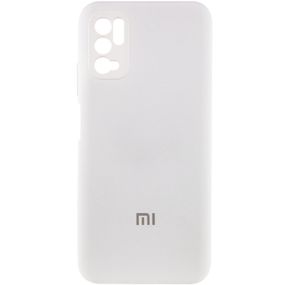 Чехол Silicone Cover Full Camera (AA) для Xiaomi Redmi Note 10 5G / Poco M3 Pro Full camera, Білий / White
