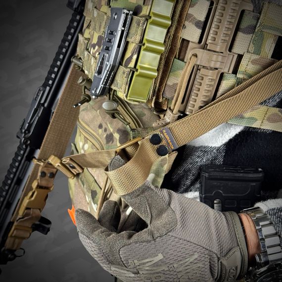 Ремінь збройовий триточковий RAGNAROK "Hel" Gen.II sling Койот | Зображення 5