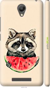 Чохол на Xiaomi Redmi Note 2 Єнотик з кавуном "4605m-96-2448"