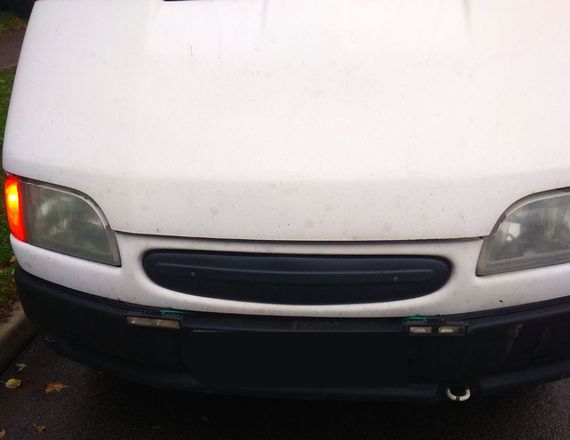 Зимняя решетка Глянцевая для Ford Transit 1991-2000 гг | Зображення 4