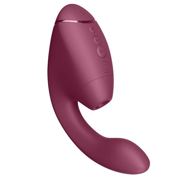 Подвійний вакуумний кліторальний стимулятор з вібрацією Womanizer Next Duo - Dusky Pink Sex Aura | Зображення 1